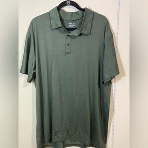 Telaleo Men’s Polo Shirt‎ Men XXL Green Tech Performance Lightweight Casual soft